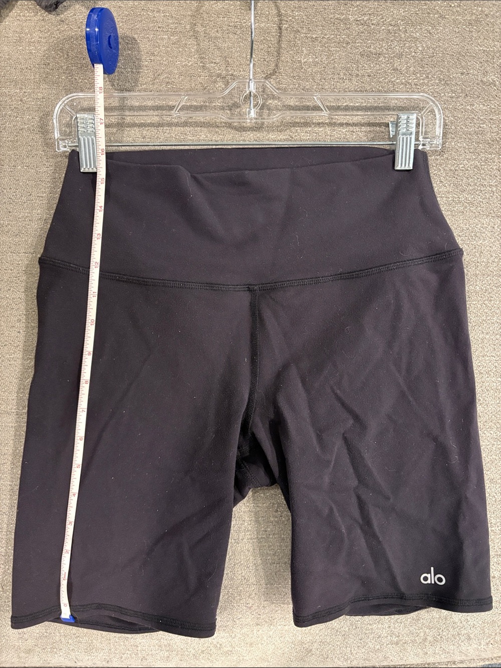 ALO Yoga Black High-Rise Bike Shorts - Picture 5 of 5